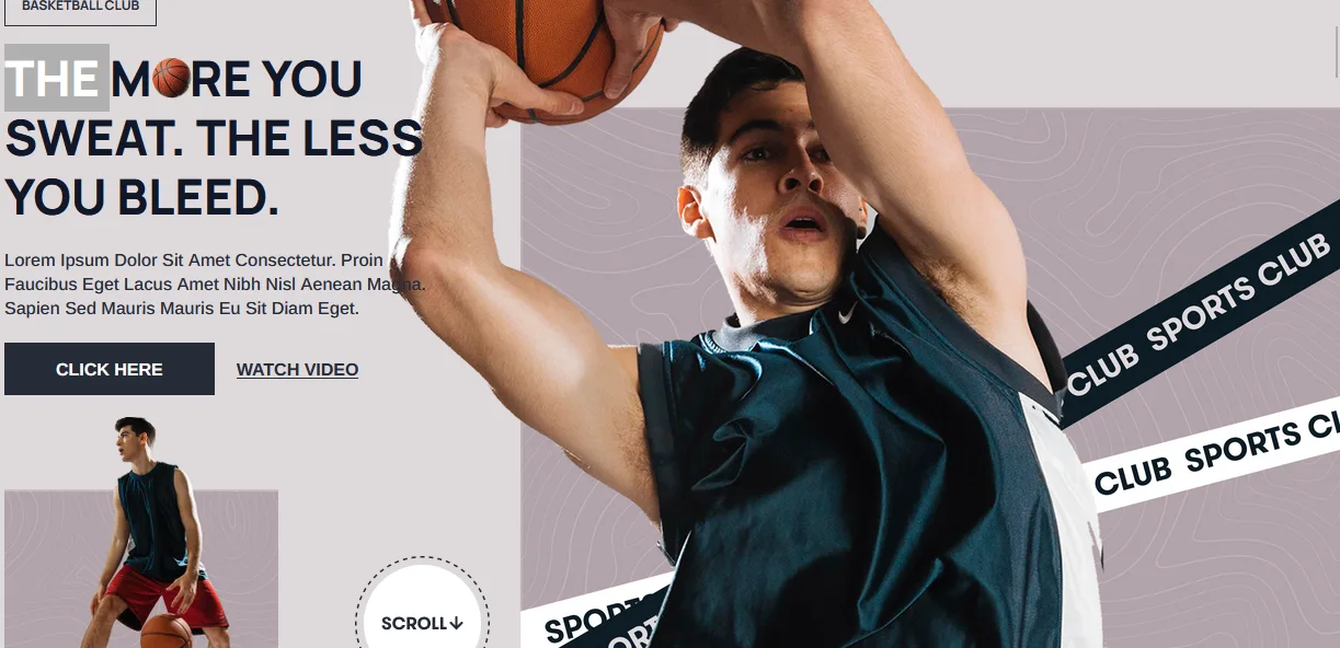 basketball club theme