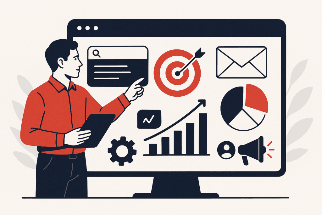 What Are Digital Marketing Strategies? illustration for Digital-marketing-strategies