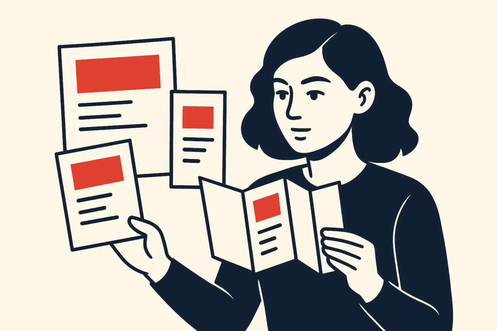 How to design effective flyers for local promotions Choosing the right format and size illustration for How to design effective flyers for local promotions