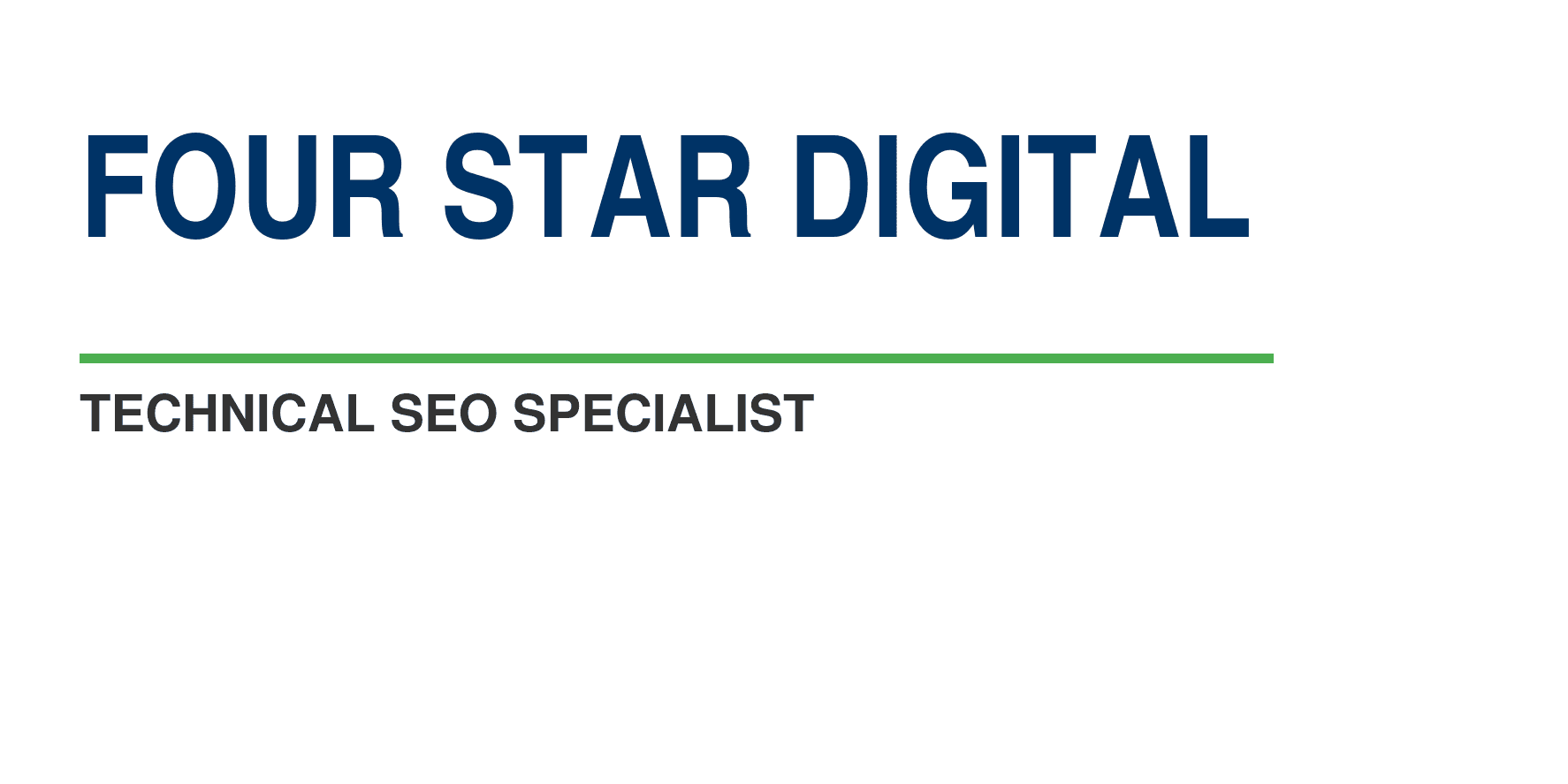 Four Star Digital - Technical SEO Specialist