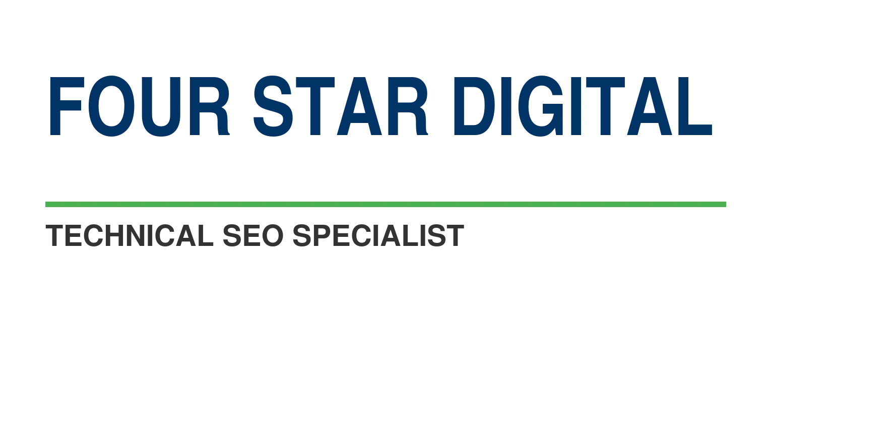 Four Star Digital - Technical SEO Specialist