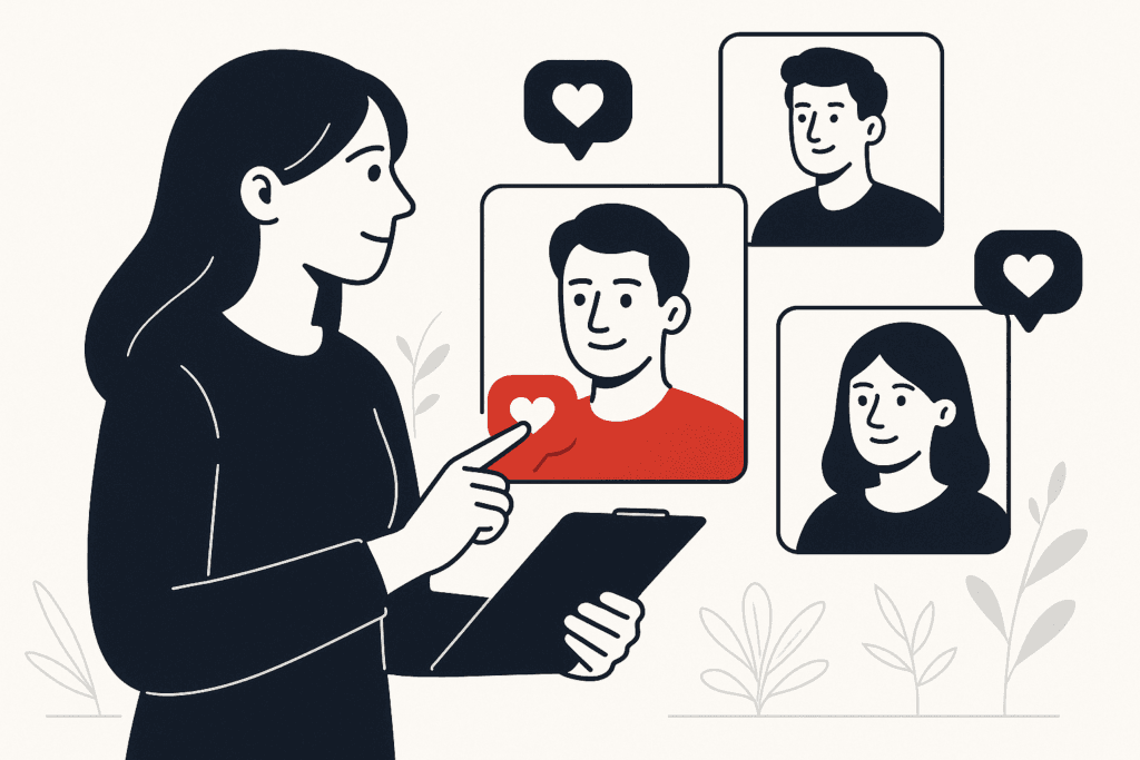 Choosing the right influencers for your brand illustration for The role of influencer marketing in local business