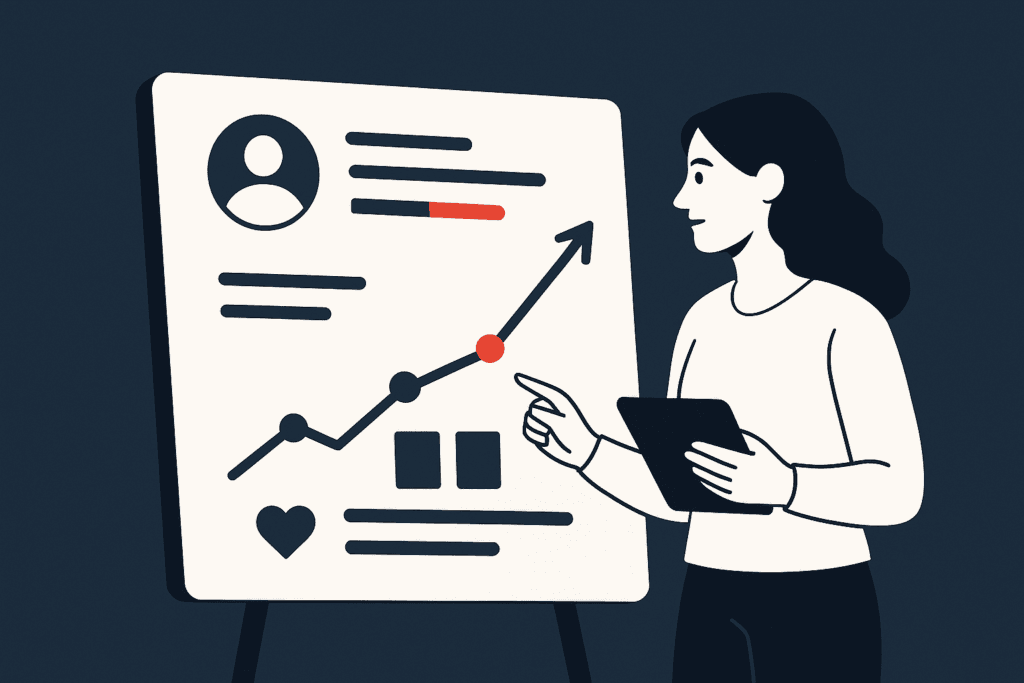 Measuring the success of influencer campaigns illustration for The role of influencer marketing in local business